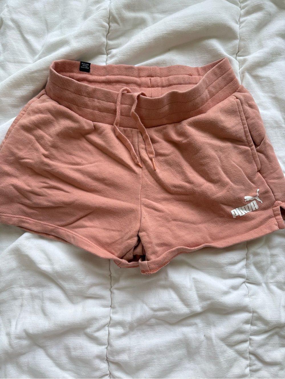 Puma Pink Athletic Drawstring Shorts